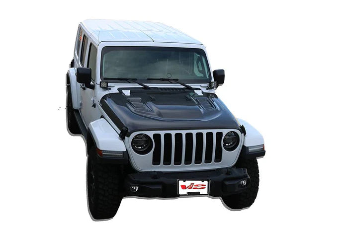 Carbon Fiber Hood Rubicon Style for Jeep Gladiator JT 4DR 2020-2023