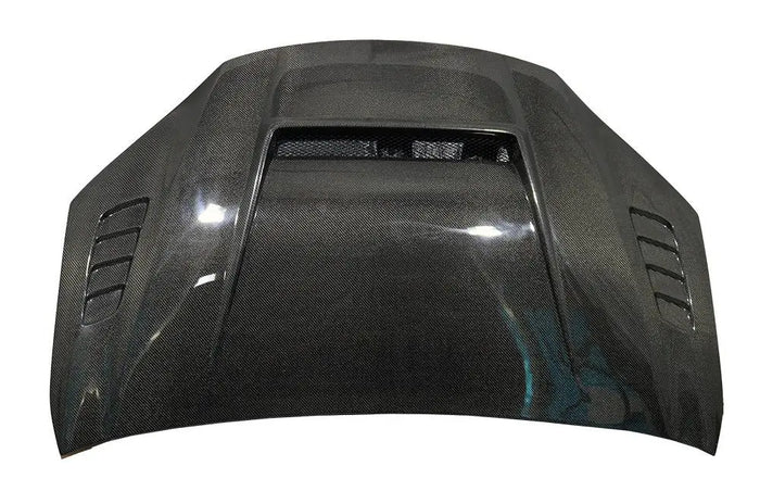 Double SIded Carbon Fiber Hood VTX Style for Toyota Prius 2023-2024 Price Shipped Lower 48