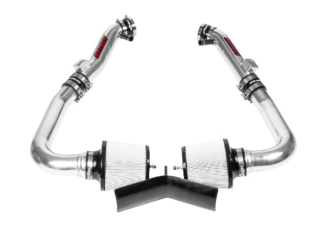 2009-2013 Infiniti G37 Sedan - STILLEN Dual Ultra Long Tube Air Intake Kit (Gen 3) [V36] - Dry Filter - 402847DF