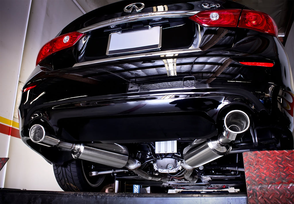 2014-15 Infiniti Q50 3.7L - STILLEN Stainless Steel Cat-Back Exhaust System- 504440