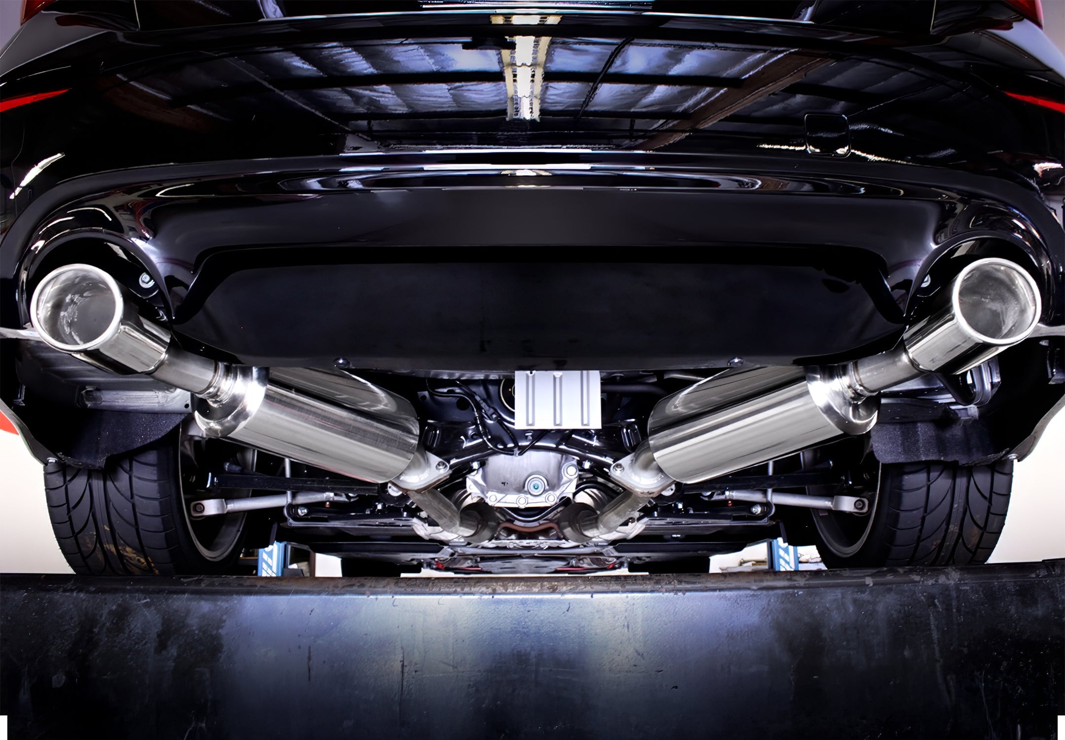 2016-2018 Infiniti Q50 [2.0t] - STILLEN Axle Back Exhaust System w/ Polished Tips - 504443