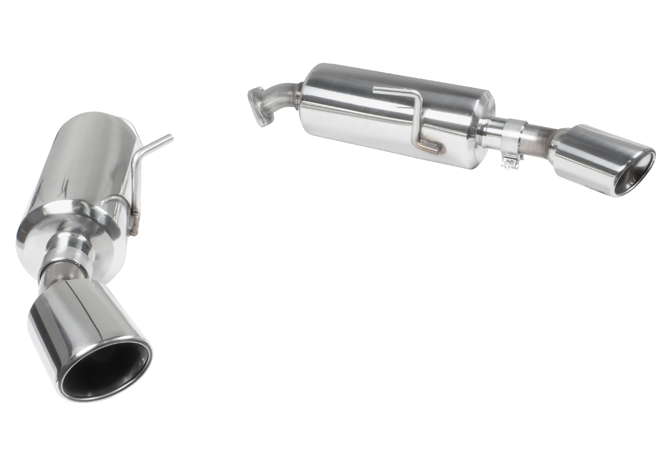 2016-2018 Infiniti Q50 [2.0t] - STILLEN Axle Back Exhaust System w/ Polished Tips - 504443