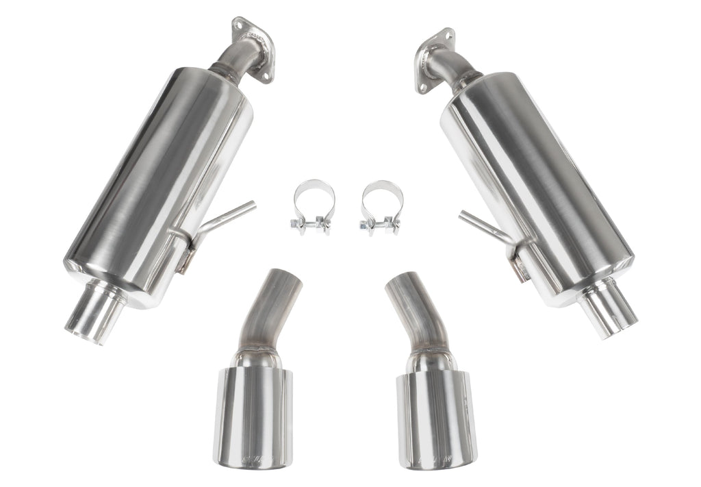 2016-2018 Infiniti Q50 [2.0t] - STILLEN Axle Back Exhaust System w/ Polished Tips - 504443