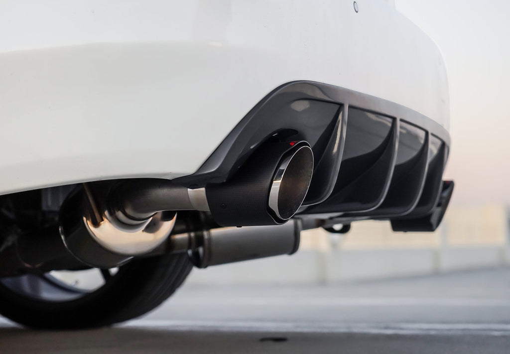 2016-2024 Infiniti Q50 [3.0t] - STILLEN Cat Back Exhaust w/ Carbon Fiber Tips - 504450