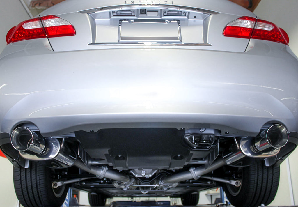 2011-2013 Infiniti M56 / 2014-2018 Q70] - STILLEN Stainless Steel Near Cat-Back Exhaust System - 504456