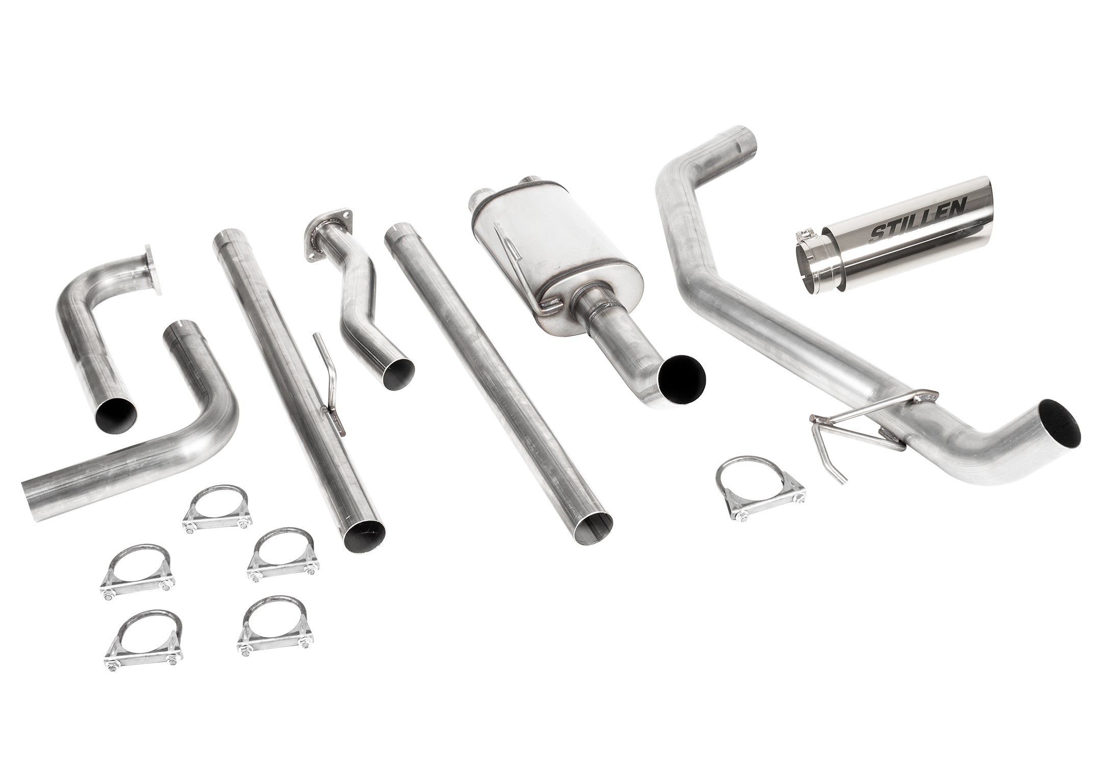 2016-2024 Nissan Titan [5.6L] (NON-XD) 2WD/4WD - STILLEN Cat back Exhaust - Polished Tip - 509560