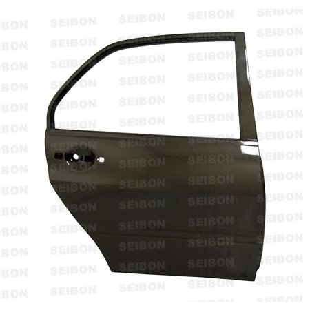 Seibon Carbon DD0305MITEVO8-R OE-style Carbon Fiber Doors For 2003-2006 Mitsubishi Lancer EVO (REAR)  *OFF ROAD USE ONLY