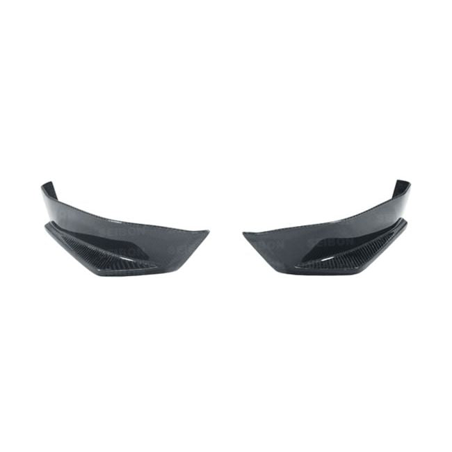Seibon Carbon RL1213SCNFRS-KC KC-style Carbon Fiber Rear Lip For 2013-2016 Scion FRS / 2017-2020 Toyota 86 / 2013-2020 Subaru BRZ