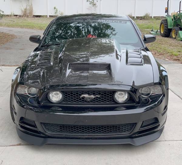 Carbon Fiber Hood Terminator Style for Ford MUSTANG 2DR 13-14