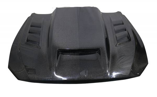 Carbon Fiber Hood Terminator Style for Ford MUSTANG 2018-2023