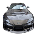 VRS Style Double-Sided Hybrid Carbon Fiber Hood for Toyota Supra GR 2020-2024