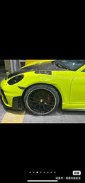 Porsche Set of 2 Fenders for 982 718. Partial FRP and Carbon fiber & FRP
