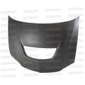 Seibon Carbon HD0305MITEVO8-OE-DRY OEM-style DRY CARBON Hood For 2003-2006 Mitsubishi Lancer EVO*ALL DRY CARBON PRODUCTS ARE MATTE FINISH