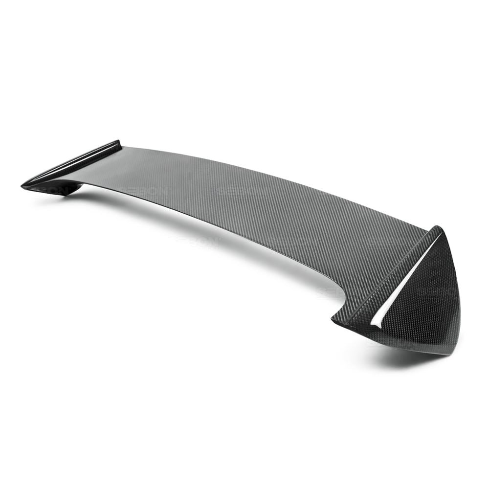 Seibon Carbon RS0809SBIMP-STI STI-style Carbon Fiber Rear Spoiler For 2008-2014 Subaru WRX/STi HB With Cut-out For Factory Brake Light