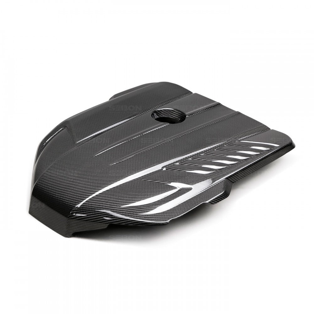 Seibon EC20TYSUP Carbon fiber engine cover for 2020-up Toyota Supra