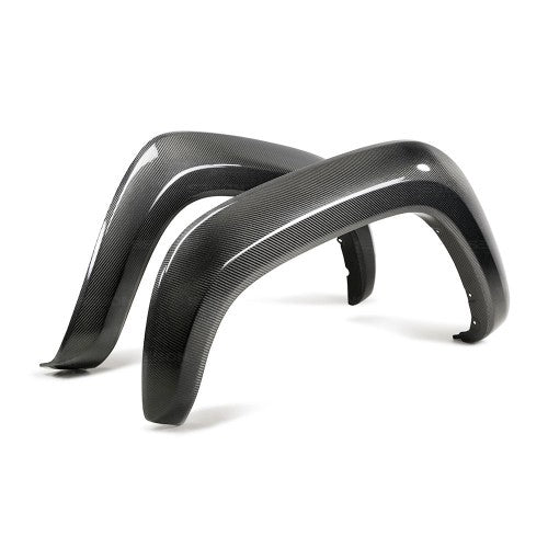 Carbon fiber front fender flares for 2016-2021 Toyota Tacoma