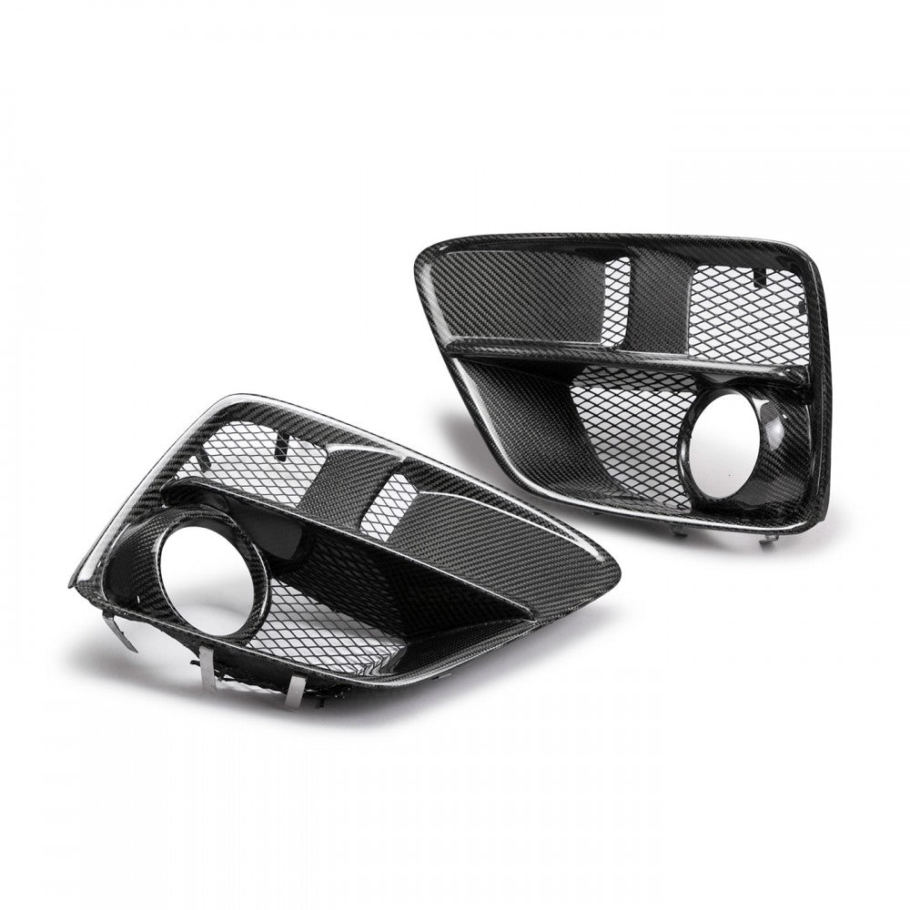 Seibon FLS15SBIMP Carbon fiber fog light surround for 2015-2017 Subaru WRX/STi