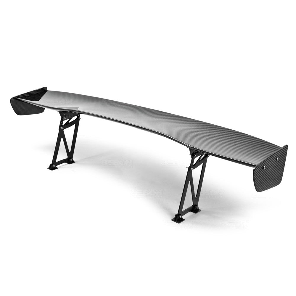 Seibon GTWING-180 Universal Carbon Fiber GT Wing, 70.5-Inch Wide