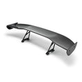 Seibon GTWING-1 Universal Carbon Fiber GT Wing, 59.375-Inch Wide
