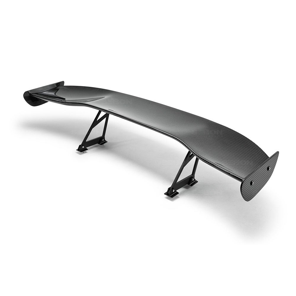 Seibon GTWING-1 Universal Carbon Fiber GT Wing, 59.375-Inch Wide