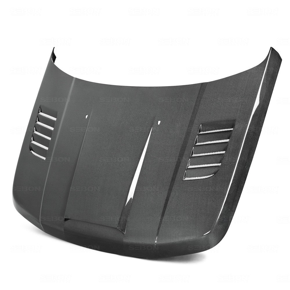 Seibon HD0512LRRRS-TM TM-style carbon fiber hood for 2005-2013 Range Rover Sport (L320)