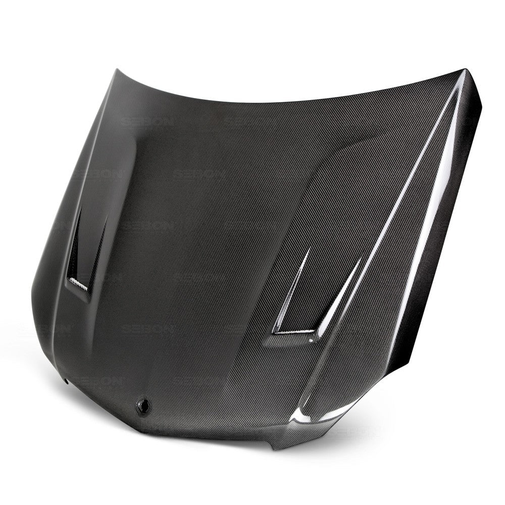 Seibon HD1112MBC63-GT GT-style carbon fiber hood for 2012-2015 Mercedes Benz C63