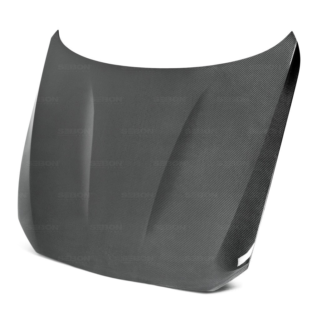 Seibon HD11BMWF20-OE OE-style carbon fiber hood for 2012-up BMW F20, 2014-up F22, and 2016-up F87