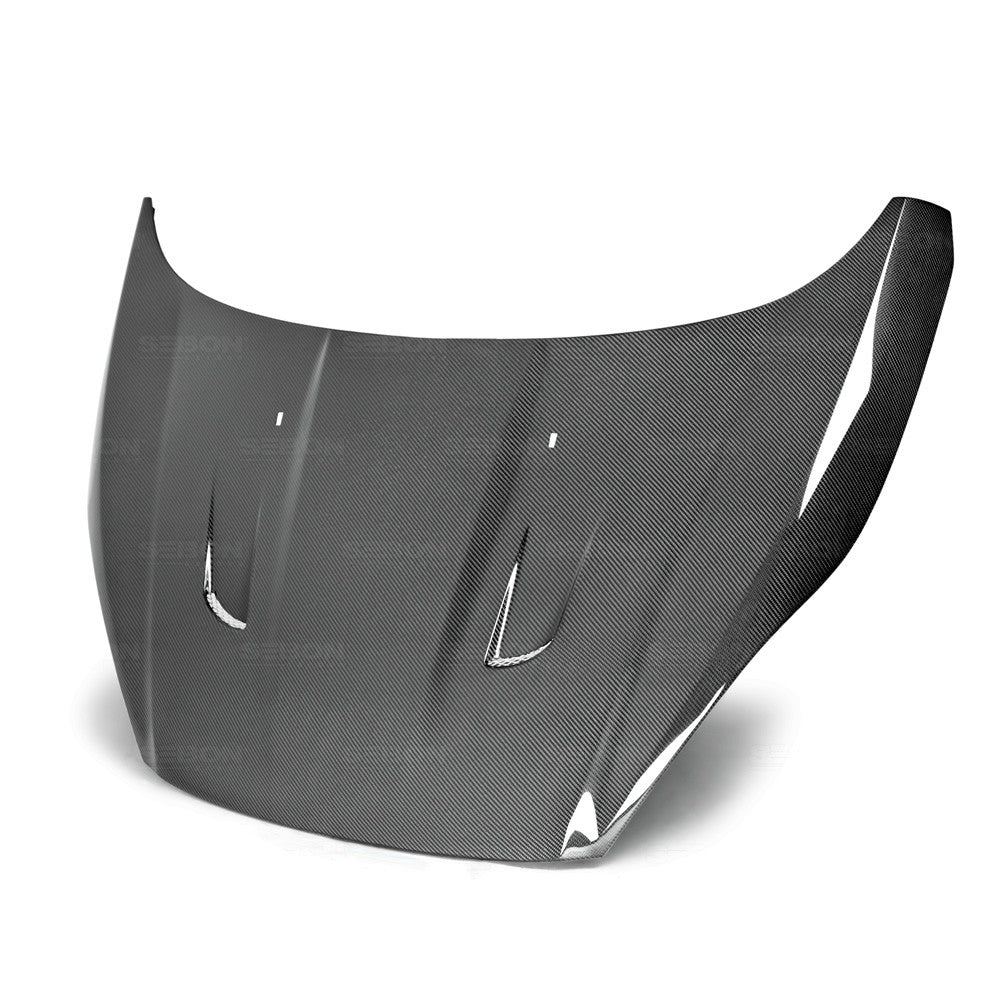 Seibon HD14FDFI-TM TM-style carbon fiber hood for 2014-2019 Ford Fiesta