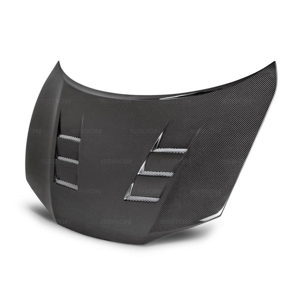 Seibon HD14HDCV2D-TS TS-style carbon fiber hood for 2012-2015 Honda Civic 2DR