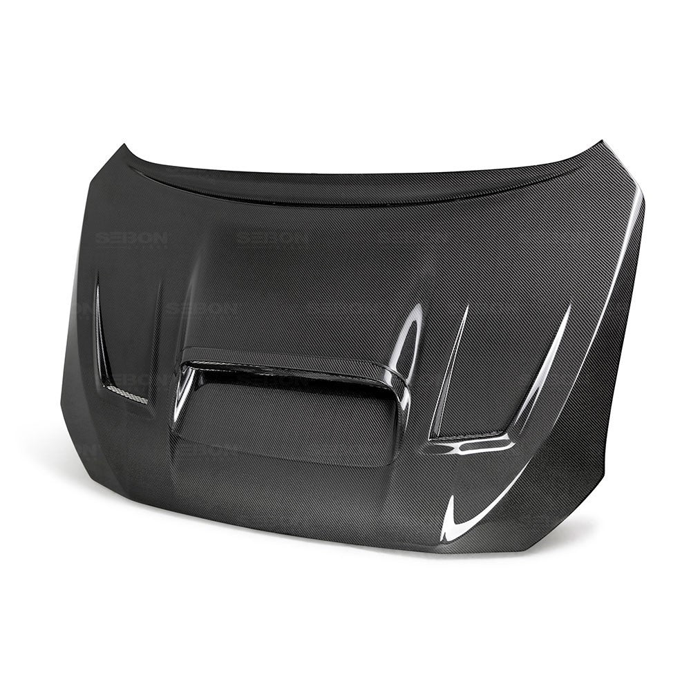 Seibon HD15SBIMP-VS VS-style carbon fiber hood for 2015-2018 Subaru WRX/STi