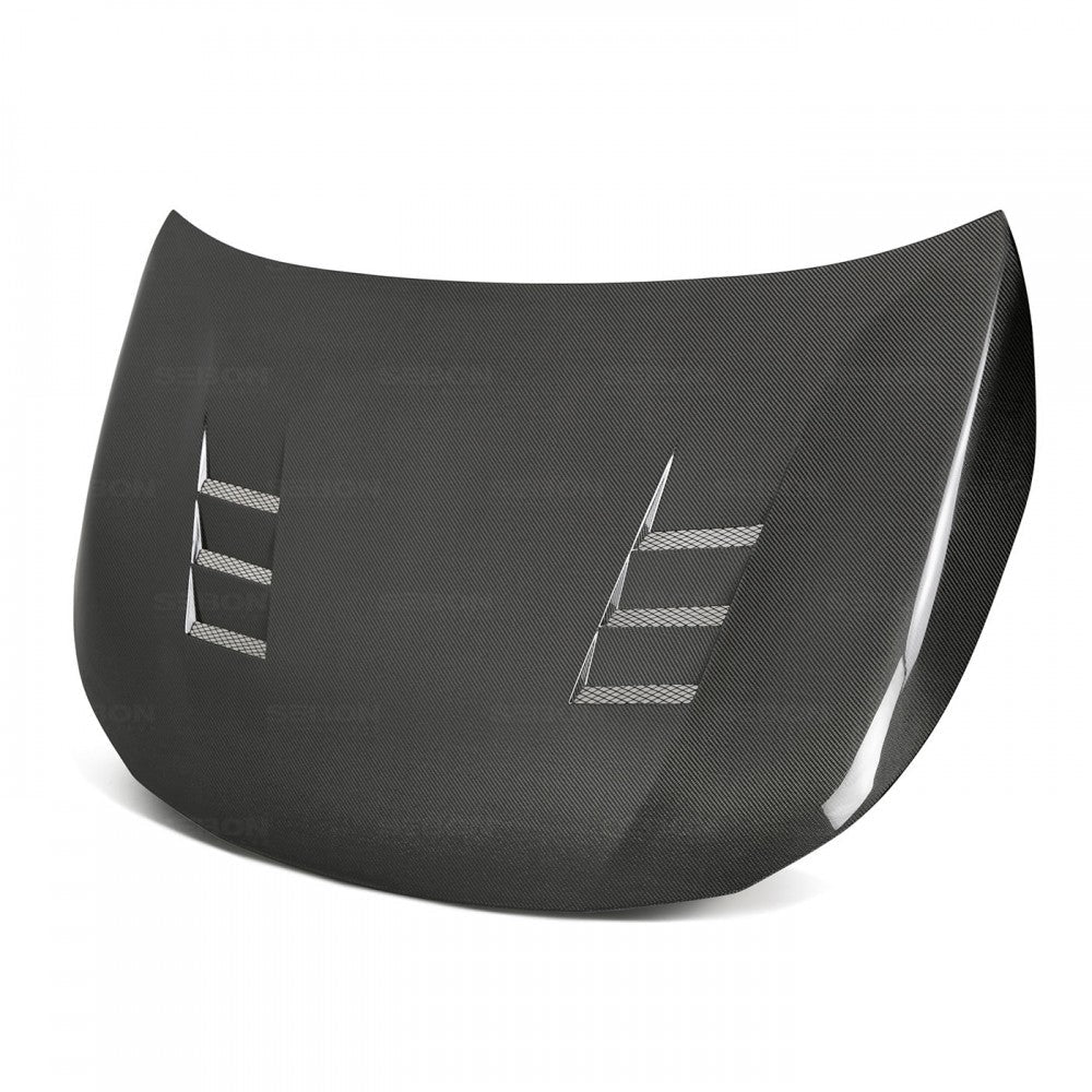 Seibon HD19TYCOR-TS TS-style carbon fiber hood for 2019-2021 Toyota Corolla Hatchback