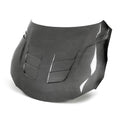 Seibon HD20TYSUP-TSII-DS TSII-style double sided carbon fiber hood for 2020-up Toyota Supra
