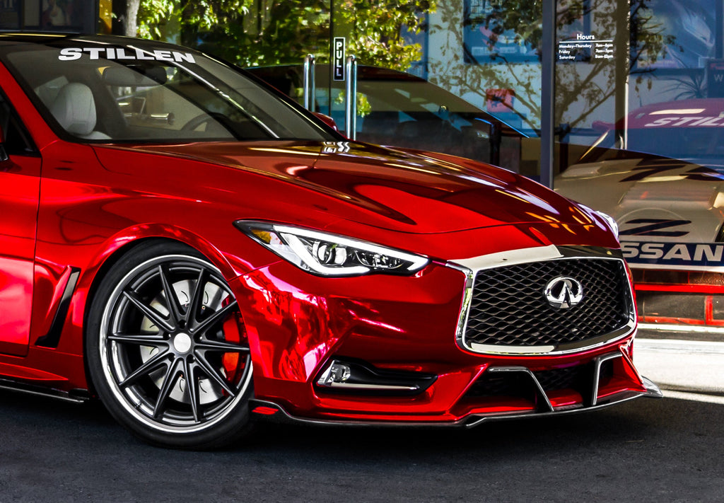 2017-2021 Infiniti Q60 3.0t - STILLEN Front Winglets - KB11231