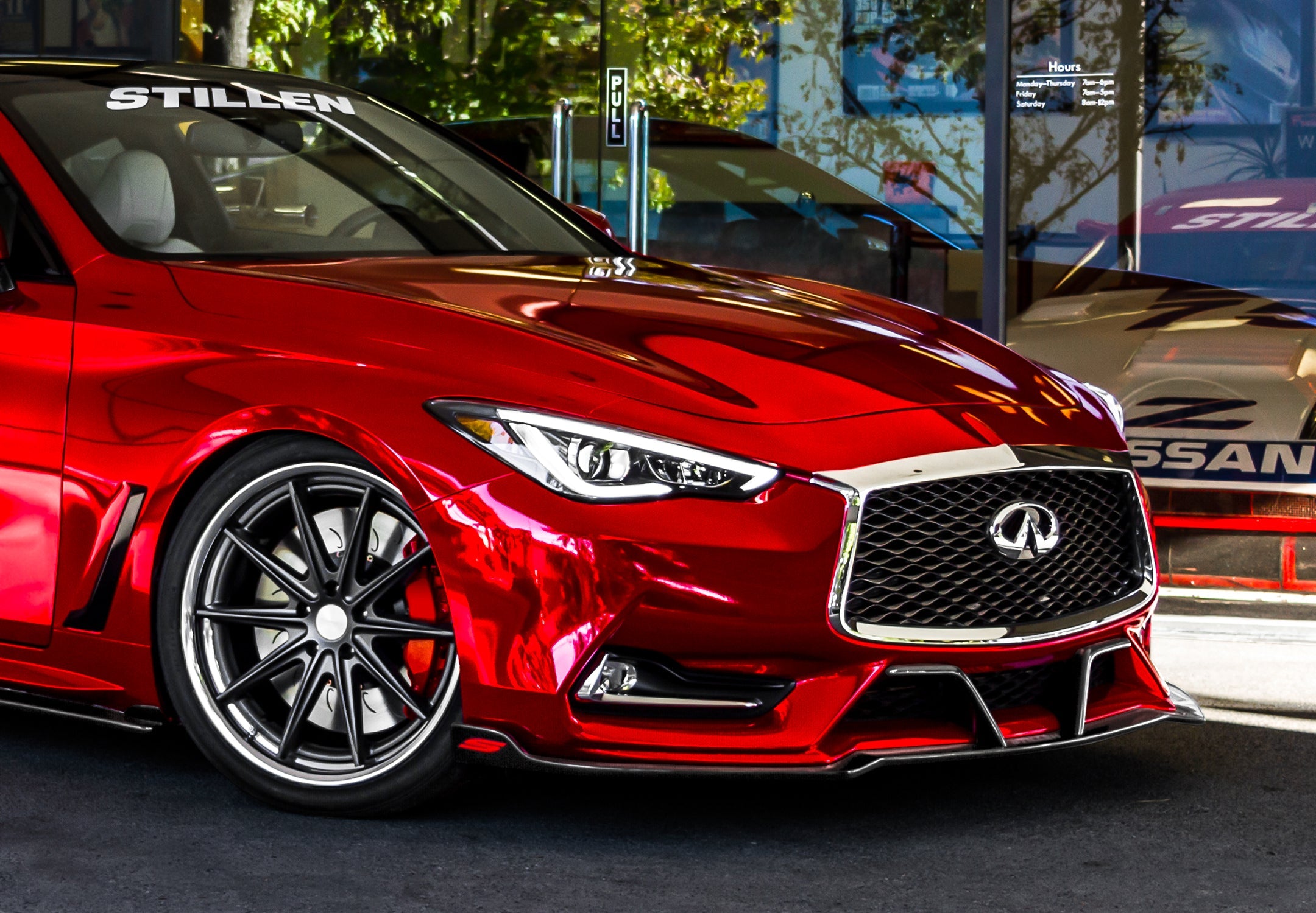 2017-2021 Infiniti Q60 3.0t - STILLEN Front Winglets - KB11231