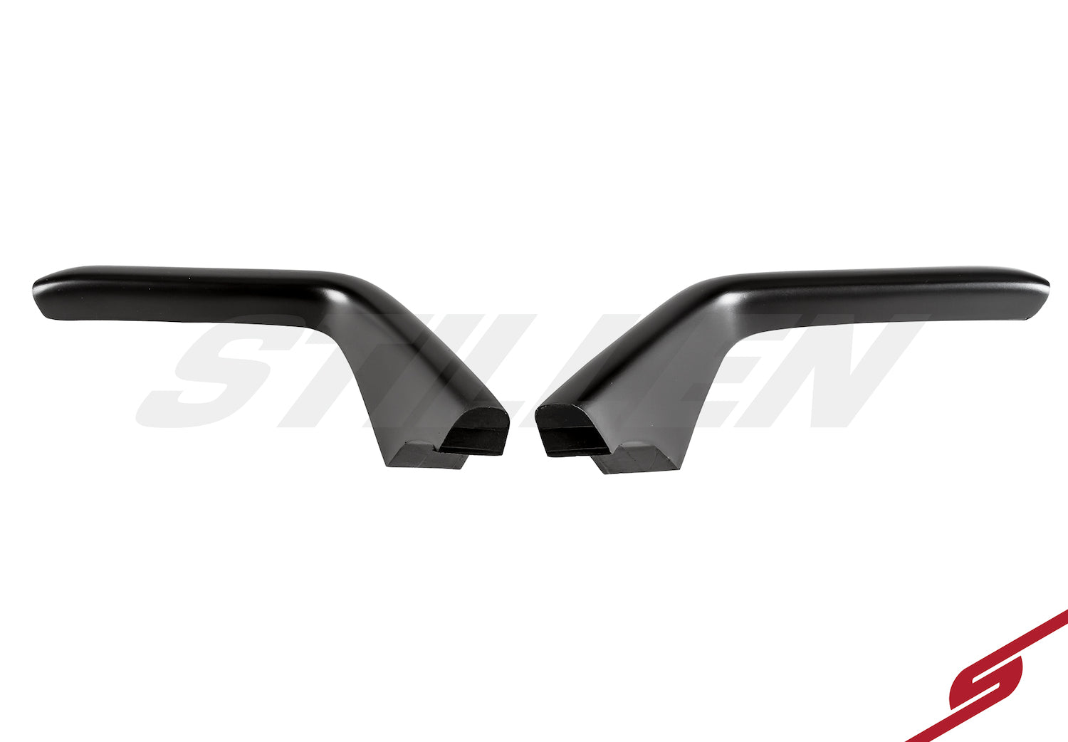 2017-2021 Infiniti Q60 - STILLEN Front Splitter & Winglets [Matte Black] - KB11232