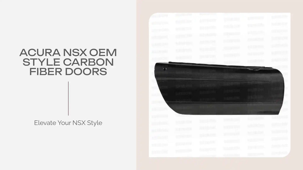 Acura NSX OEM Style Carbon Fiber Doors by@Outfy