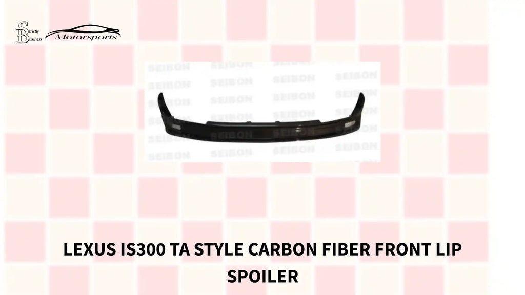 Lexus IS300 TA Style Carbon Fiber Front Lip Spoiler by@Outfy