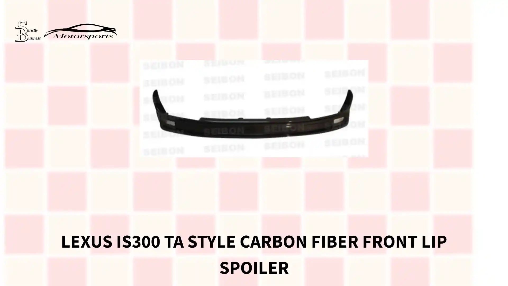 Lexus IS300 TA Style Carbon Fiber Front Lip Spoiler by@Outfy