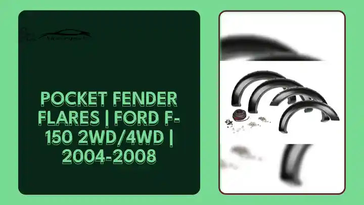 Pocket Fender Flares | Ford F-150 2WD/4WD | 2004-2008 by@Outfy