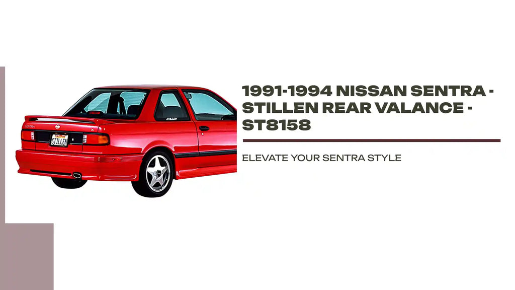 1991-1994 Nissan Sentra - STILLEN Rear Valance - ST8158 by@Outfy