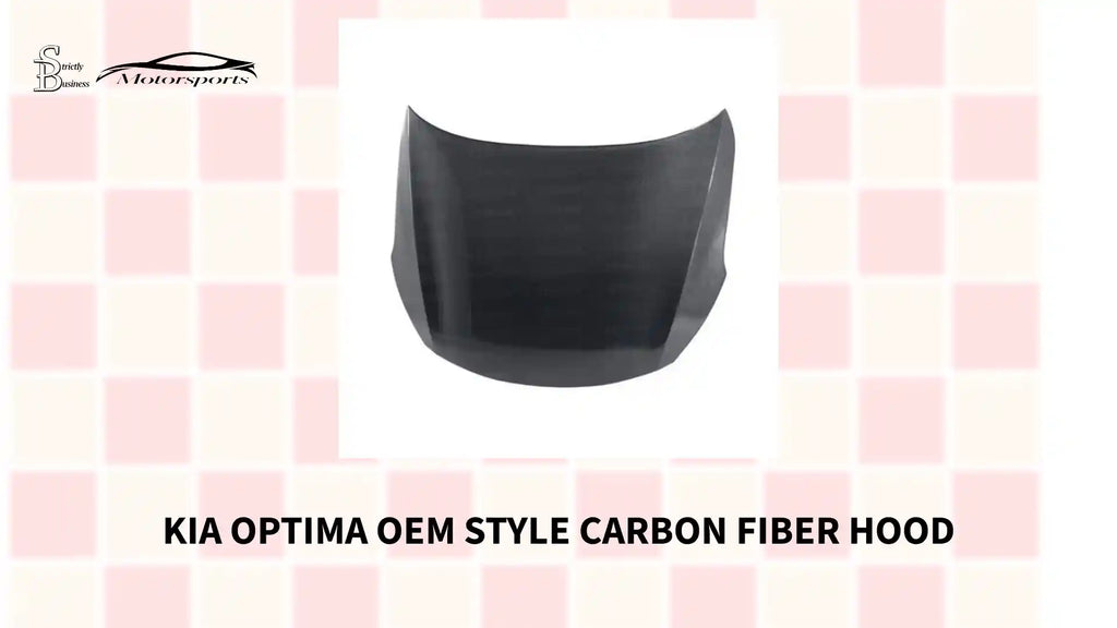 Kia Optima OEM Style Carbon Fiber Hood by@Outfy
