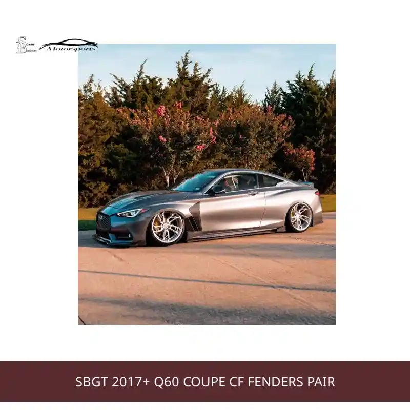 SBGT 2017+ Q60 Coupe CF Fenders Pair by@Outfy