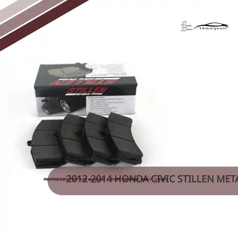 2012-2014 Honda Civic STILLEN Metal Matrix Brake Pads [Front] - D1578M by@Outfy