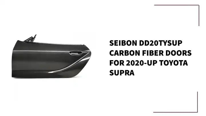 Seibon DD20TYSUP Carbon fiber doors for 2020-up Toyota Supra by@Outfy