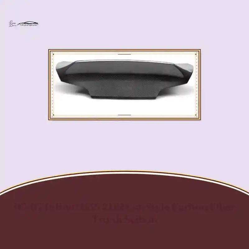 03-07 Infiniti G35 2DR Csl-Style Carbon Fiber Trunk Seibon by@Outfy