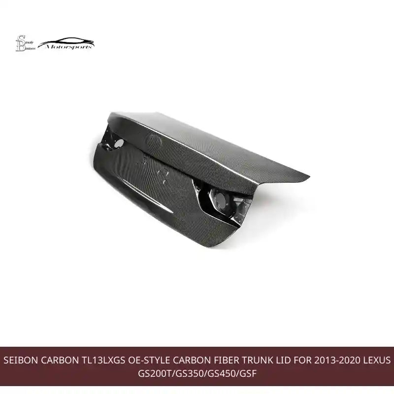 Seibon Carbon TL13LXGS OE-style Carbon Fiber Trunk Lid For 2013-2020 Lexus GS200T/GS350/GS450/GSF by@Outfy