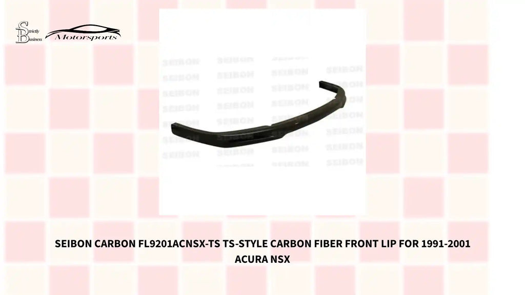 Seibon Carbon FL9201ACNSX-TS TS-style Carbon Fiber Front Lip For 1991-2001 Acura NSX by@Outfy