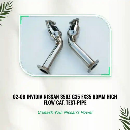 02-08 INVIDIA NISSAN 350Z G35 FX35 60mm HIGH FLOW CAT. TEST-PIPE by@Outfy