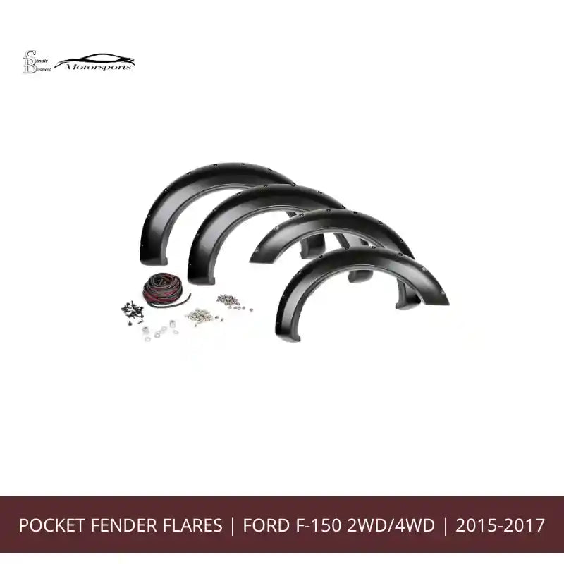 Pocket Fender Flares | Ford F-150 2WD/4WD | 2015-2017 by@Outfy