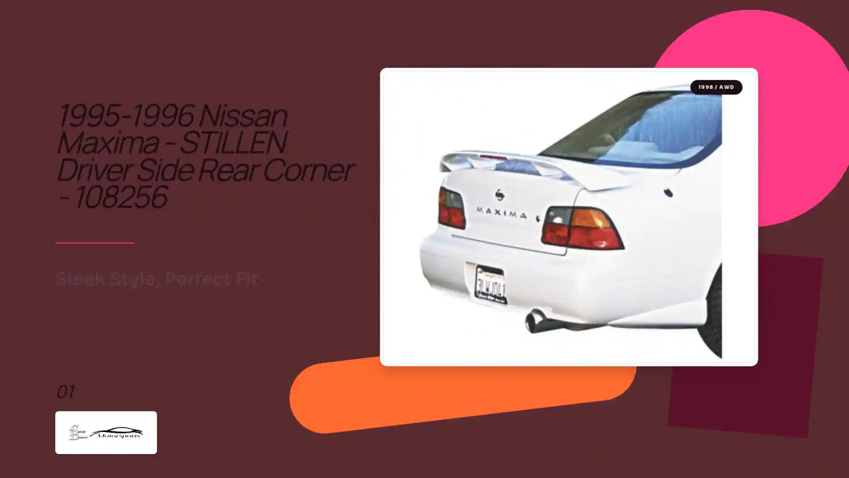 1995-1996 Nissan Maxima - STILLEN Driver Side Rear Corner - 108256 by@Outfy